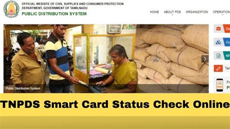 tnpds smart card print status|smart card check status.